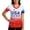 06 USA-Watermelon Red, variant on USA Shirts for Women American Graphic T-Shirts USA Flag Print Casual Short Sleeve Tops