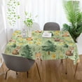 thumbnail image 3 of Yayeee Tablecloths 54" x 54" Rectangle Wrinkle Resistant Party Table Cover, Cartoon Forest Animals, 3 of 8
