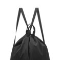 thumbnail image 3 of Mochi con cordón Bolsa de cuerda impermeable Deporte Gimnasio Saco Mochi de viaje , negro Colco mochilas de cuerdas, 3 of 8