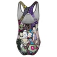 thumbnail image 5 of Invader Zim One-Piece Swimsuit Women Print Bathing Suit Swimwear Beach Outfit Swim Suits XL, 5 of 7