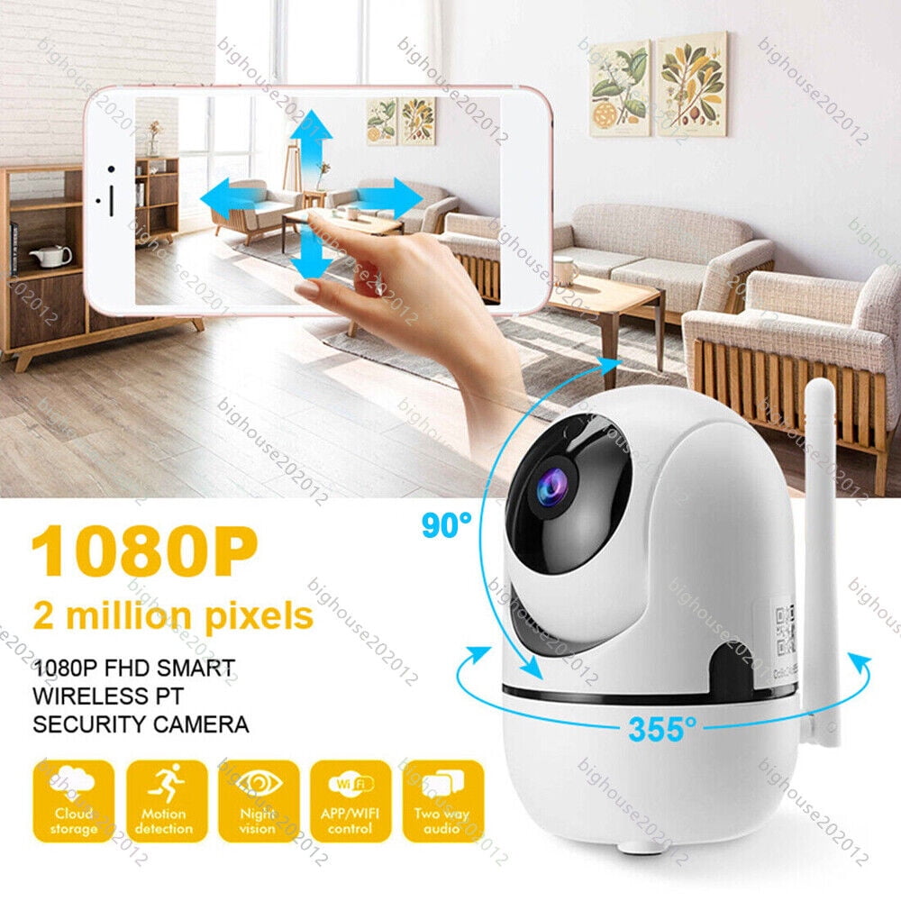 2MP 1080P FHD Wifi IP Security Camera Baby Monitor Smart Indoor CCTV PTZ Camera