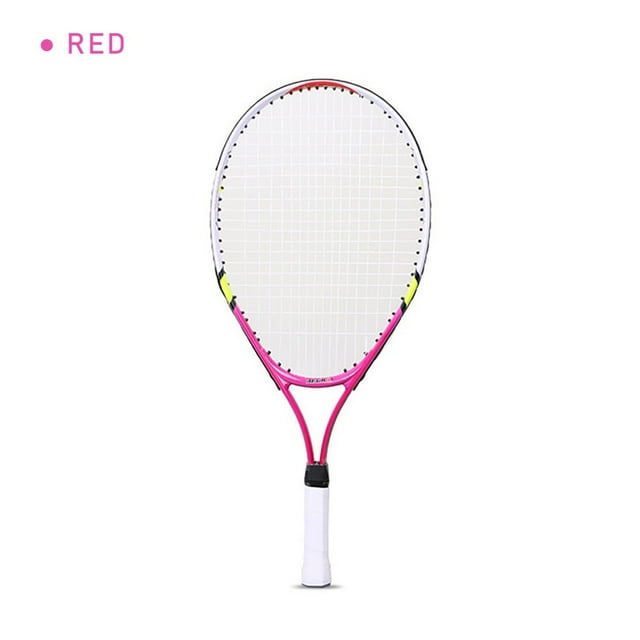 DEBGFS Junior Tennis Racquet Kids Tennis Racket Aluminum Alloy Tennis Racket Best Starter Kit for Beginner Children Toddler with Shoulder Strap Bag,red