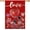 Multicolor, variant on Love Hearts Valentine Day Garden Flag Vertical Double Sided Burlap, Spring House Flag Indoor Outdoor Garden Yard Decoration 28x40 Inch DF011-28