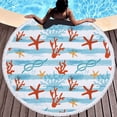 thumbnail image 1 of ddioayh Clearance Circular Pattern Beach Swimming Pool Outdoor Shower Towel Blanket Yoga Mat, 1 of 4