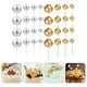 thumbnail image 5 of 40pcs mini bola cupcake toppers bola redonda cupcake toppers decoraciones de pastel, 5 of 6