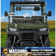 Massimo Buck 250 Side by Side UTV 12hp, 177cc, 6.5 cf. Dumping Cargo Bed -Green
