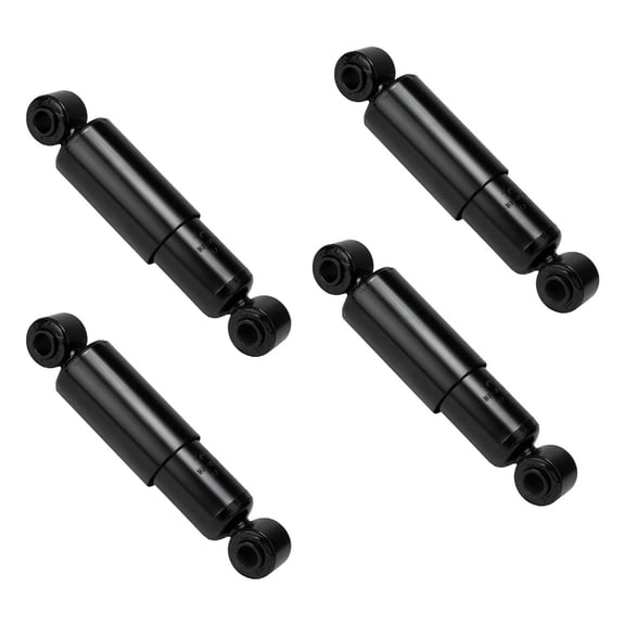 (4 Pack) 85045 Heavy Duty Rear Shock Absorber Compatible with Freightliner Hendrickson Ingersoll Ridewell Utility Trailer GBL Replaces Hendrickson 665733, 665760, B22862 70213501