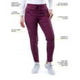 thumbnail image 4 of Adar Pro Modern Athletic Scrub Set For Women - Modern V-Neck Scrub Top & Yoga Jogger Scrub Pants, 4 of 7