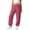 Brick Red, variant on REDARER Womens High Waist Cargo Joggers Rose Elastic Sweatpants with Side Pocket,3XL