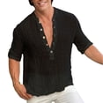 thumbnail image 1 of nsendm Chemise Homme Adulte Grande Taille Tendance Mode Décontractée et Confortable compatible avec Machine pour T-Shirts (Noir, m), 1 of 4