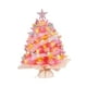 thumbnail image 4 of Mini árbol de Navidad iluminado, centro de mesa, adorno navideño, decoración navideña Rosa, 4 of 9