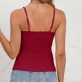 thumbnail image 6 of FAIWAD Women's Ribbed Tank Tops Adjustable Spaghetti Strape Camisole Basic Sleeveless Going Out Tops, 6 of 6