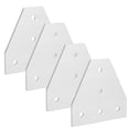thumbnail image 1 of Joining Plate, Practical Silver Convenient Durable Aluminium Alloy Repair Mending Plates  For CNC Router For 3D Printer 2020T,3030T,4040T, 1 of 8
