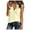 Yellow, variant on Seductiva Basic T Shirts for Women Loose Shirts Sleeveless Fitting Neck Knit V Solid Women Fashion Tee Tops Women's Blouse Comfy Casual Vacation Workout Clothes Trendy Tunic Blouses