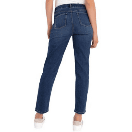 Time and Tru - Time and Tru Women's Straight Leg Ankle Jean - Walmart ...