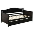 thumbnail image 5 of DEALTOPS Heavy Duty Twin Daybed with Trundle, Espresso, 5 of 8