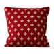 thumbnail image 2 of Cojín rojo festivo para el respaldo del sofá de la sala de estar, cojín para el dormitorio, cama, ventana, funda de almohada de fibra de poliéster lavable., 2 of 6