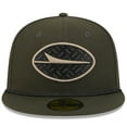 thumbnail image 2 of Men's New Era  Gotham Green New York Jets 2025 Rivalries Collection Sideline Rope 59FIFTY Fitted Hat, 2 of 5