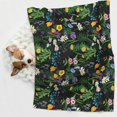 thumbnail image 6 of Pofeuu Chamomile Print Puppy Blanket,Dog Blankets,Pet Blanket Cozy Cat Blankets for Indoor Cats, Fuzzy Pet Blanket for Kitten Doggy Dog Blankets-Small, 6 of 8