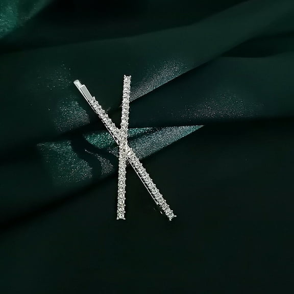 CIMAXIC 12Pcs Premium Golden Rhinestone Hair Clips for Comfortable Daily Hair Styling