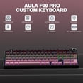 thumbnail image 2 of Teclado mecánico inalámbrico AULA F99 Pro con retroiluminación RGB, 2 of 8