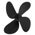 thumbnail image 1 of Lame de Ventilateur de Poêle, Alliage d'Aluminium Meilleure Circulation d'Air 4 Pales Lame de Ventilateur de Cheminée pour Réparation Noir, Rouge, Or, Argent, Bronze, 1 of 8