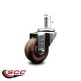thumbnail image 2 of 3 Inch High Temp Glass Filled Nylon Wheel Swivel 7/16 Inch Grip Ring Stem Caster, 2 of 2