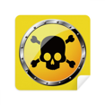 thumbnail image 1 of Logo Yellow Background Lethal Substance Glasses Cloth Screen Cleaner Suede Fabric 2 Pack, 1 of 2