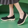 thumbnail image 3 of Orthopedic Slip on Walking Shoes for Women Spring Fall Lightweight Breathable Arch Support Platform Wedges Non Slip Work Loafers, 3 of 6