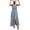 Cerulean, variant on Women's Strapless Split Maxi Dress Sleeveless Solid Floral Pattern With Slit Maxi Ninety five% Polyester Five% Spandex