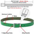 thumbnail image 4 of Falari Kids Leather Belts for Boys All Occasion 1" Trim to Fit - One Piece Leather Cutting, 4 of 6