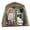 2 Room Green/Brown, variant on 2 Room Green/Brown Camping Shower Tent Deluxe Changing Room Shelter for Beach Hiking