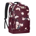 thumbnail image 4 of Mosiso 15.6 Inch Laptop Backpack, Business Travel Backpack Anti Theft Casual Daypack Bag with USB Charging Port, Polyester Backpack for Women & Men, Red Camellia, 4 of 7
