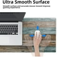 thumbnail image 6 of Gaming Mouse Pad Vintage Wood Grain Pattern XXL XL Large Mouse Pad Mat Long Extended Mousepad Desk Pad Non-Slip Rubber Mice Pads Stitched Edges Thin Pad (31.5x11.8x0.12Inch), 6 of 7
