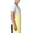thumbnail image 3 of Naloa Daisies Flowers Apron Kitchen Aprons with Pockets for Women Men Chef, 3 of 8