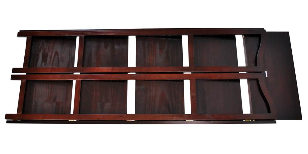 Yu Shan Stratford Folding Bookcase In Espresso - (Five Shelves)