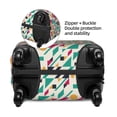 thumbnail image 4 of Lsque Colorful Spots Printed Luggage Cover, Travel Luggage Protector,Scratch and Dirt Resistant, Fits 18-32 Inch Luggage - Large, 4 of 9