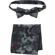 Genevieve Goings Collection Boys Camo Bow Tie and Hanky 2 Pc Set
