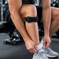 thumbnail image 2 of Patella Tendon Knee Straps,Knee Brace for Women & Men with Extra Straps,Patella Bands for Pain Relief,Osgood Schlatter,Jumper’s Knee,Tendonitis, Running, Basketball,Black,L, 2 of 5