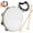 As Shown, variant on Monyance Hand Drum Wooden Handheld Tambourines with Jingle Bells for Adults - Black(10.04X10.04X1.97Inches)
