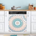 thumbnail image 5 of Magnetic Dishwasher Stickers Mandala Kitchen Dishwasher Cover Sticker, Panel Decal Home Decor Cabinet Appliances Stickers, 23"x 26", 5 of 6