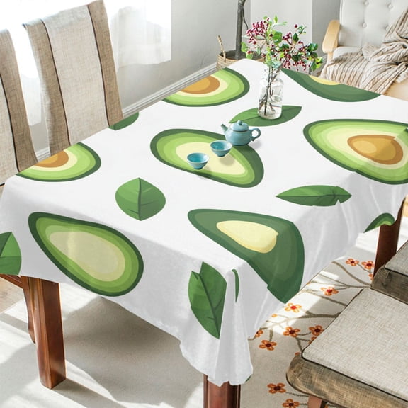 Yayeee Tablecloths for Rectangular Tables 54 x 54 inch Party Table Cover, Avocado