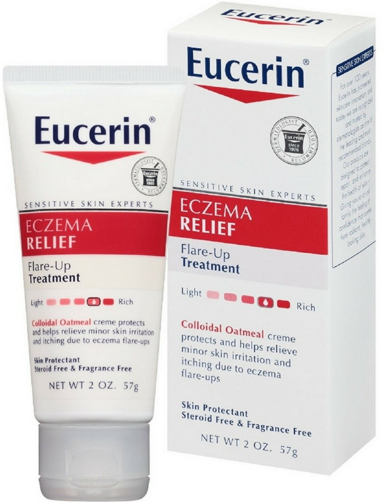 Eucerin Eczema Relief FlareUp Treatment Creme 2 oz (Pack of 2