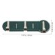 thumbnail image 2 of FESTFENDS Percha De Pared Verde Para Ropa Y Llaves Vintage Sencillo Sin Necesidad De Taladro, 2 of 6