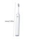 thumbnail image 4 of Guardurnaity Cepillo de dientes eléctrico Batería incorporada multicolor Cubierta a prueba de polvo 2W Limpiadores bucales Carga inalámbrica cuidado de los oídos Blanco, 4 of 6