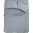 thumbnail image 1 of Thermal Solid Bed Sheets Set Queen Size Piece Flannel Fleece Bedding Sheet Set with Deep Pocket Super Soft Cozy Breathable, 1 of 5
