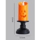 thumbnail image 2 of Pumpkin candle lamp 3/6pcs Halloween Decoration Decoration Candlestick Pumpkin Lamp New Wind Lamp Led Electronic Candle Lamp, 2 of 5