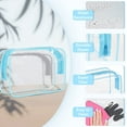 thumbnail image 5 of 12 PCS Clear Toiletry Bag for Women Men, Transparent Cosmetic Bag for Travel Makeup OrganizerPouch - Blue,Small, 5 of 5
