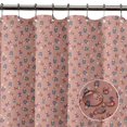 thumbnail image 3 of S4Sassy Pink Russian Doll Mix Decorative Waterproof Printed Shower Curtain Roller Hooks Drapes-60 x 70 Inch, 3 of 6