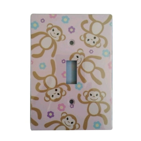 - Monkeys Single Toggle Light Switch Cover, Wallplate By Jasco